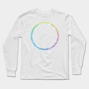 Rainbow bubbles frame Long Sleeve T-Shirt